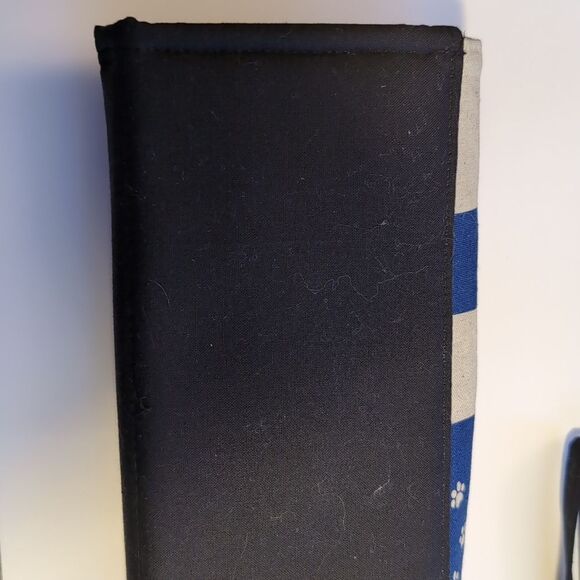 Canvas cat pattern wallet bag wristlet Nwot - Picture 7 of 9